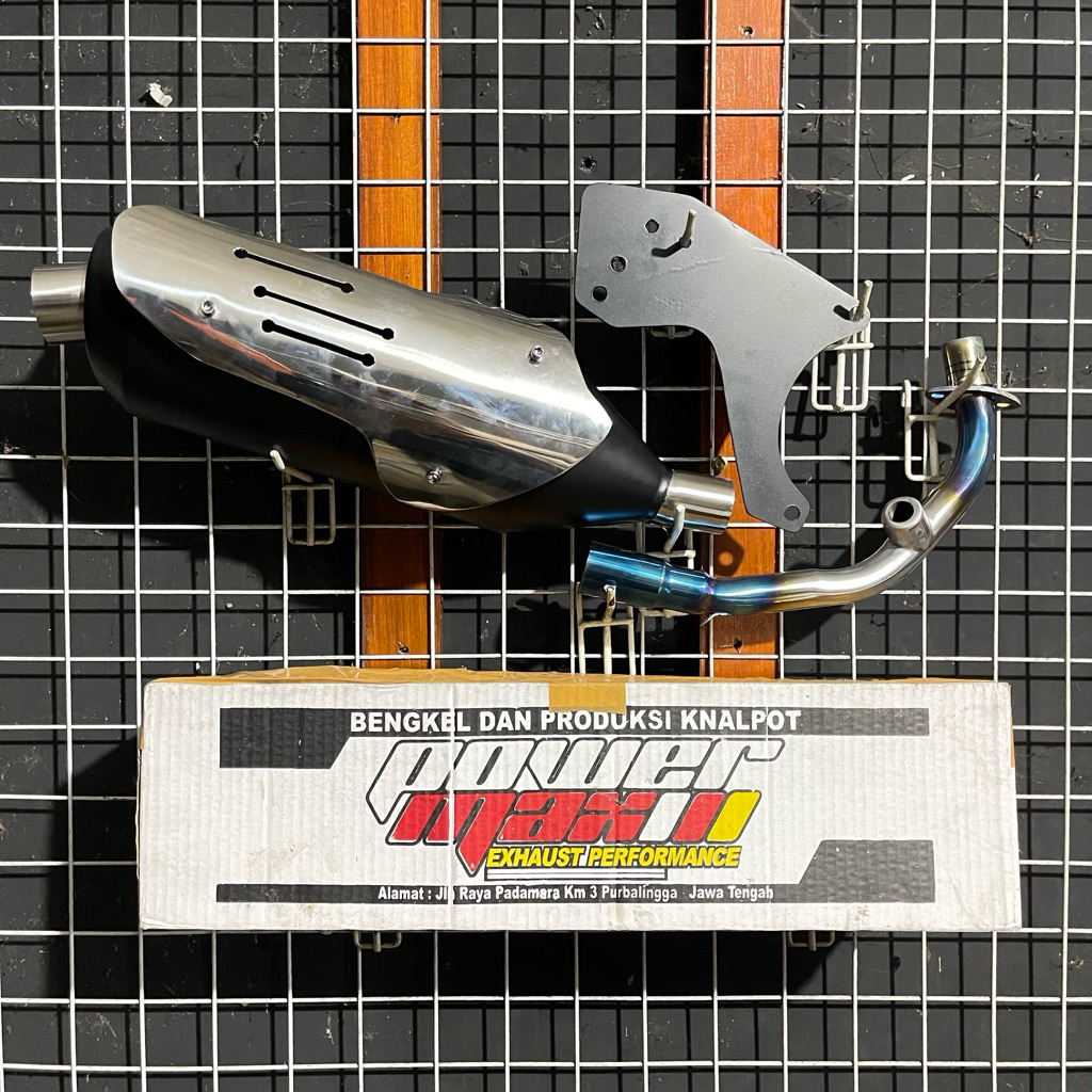 Jual Knalpot Vespa Matic Model Standar Racing Full System PNP | Shopee ...
