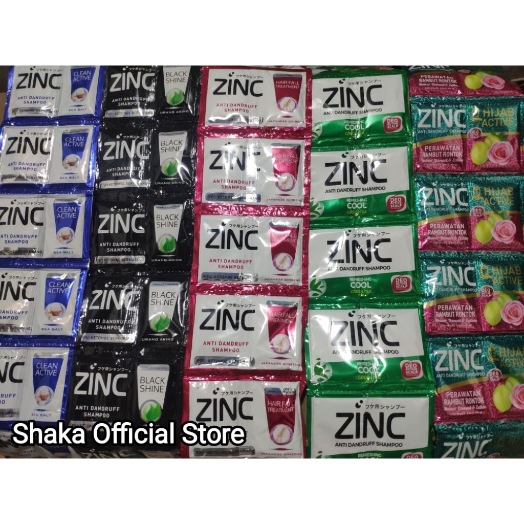 Jual Sampo Zinc Sachet 1 Renceng isi 12x2 | Shopee Indonesia