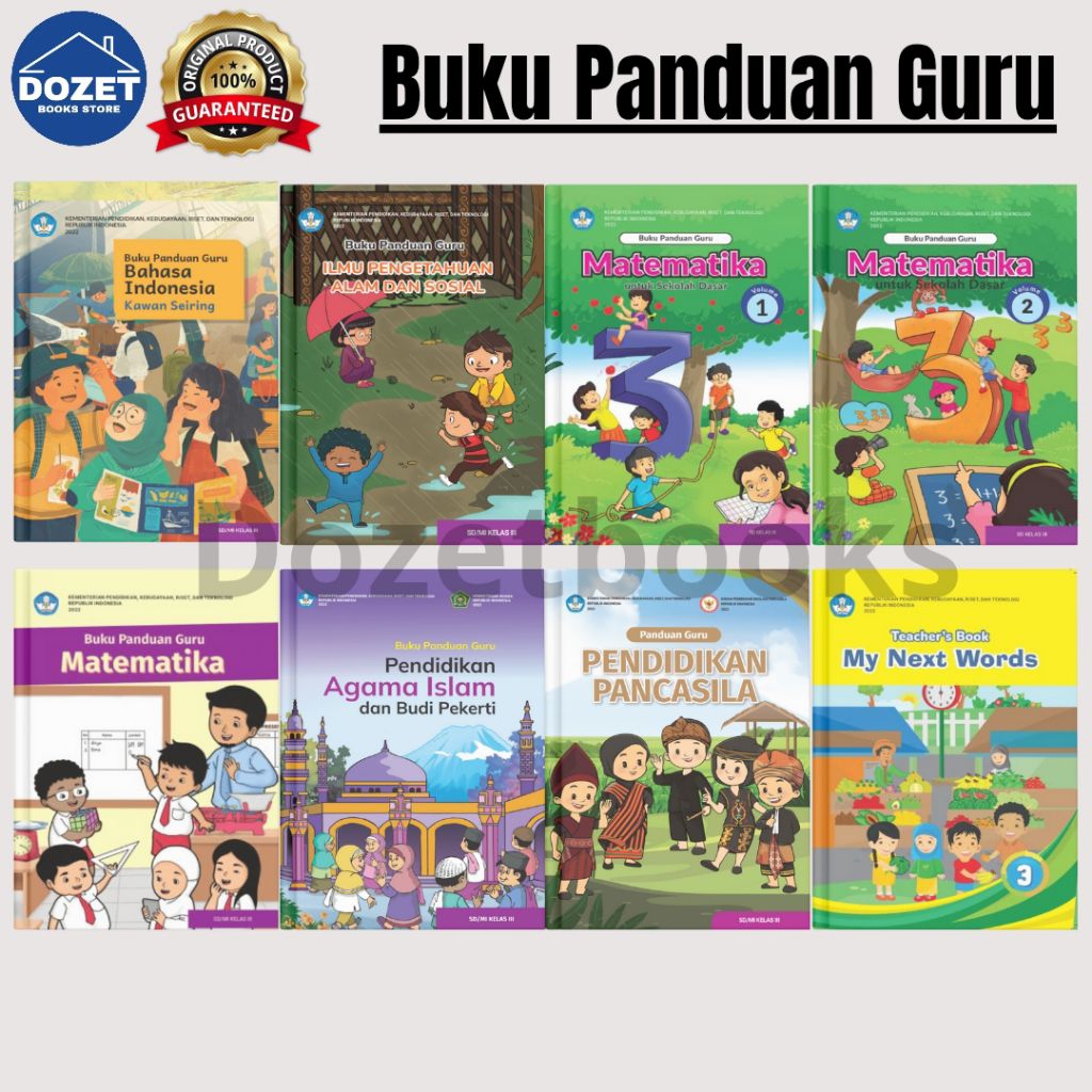 Jual Buku Panduan Guru Kelas 3 SD/MI kurikulum Merdeka DIKNAS | Shopee ...