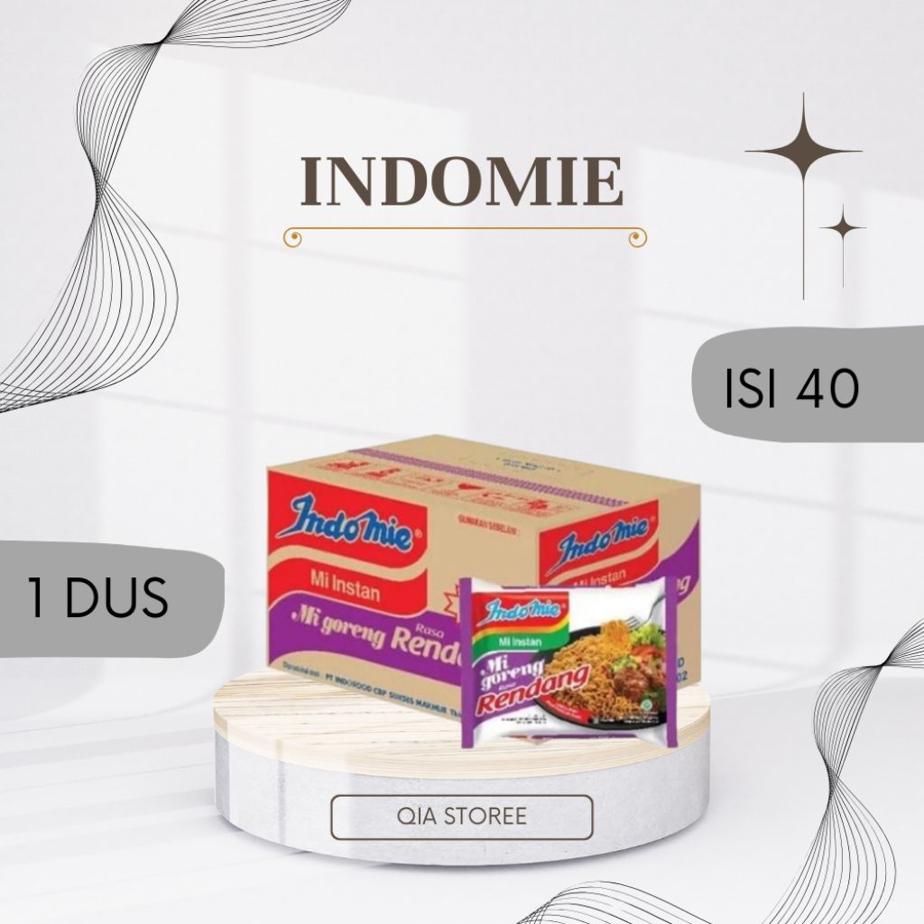 Jual INDOMIE/MIE RENDANG 1 DUS ISI 40 PCS | Shopee Indonesia