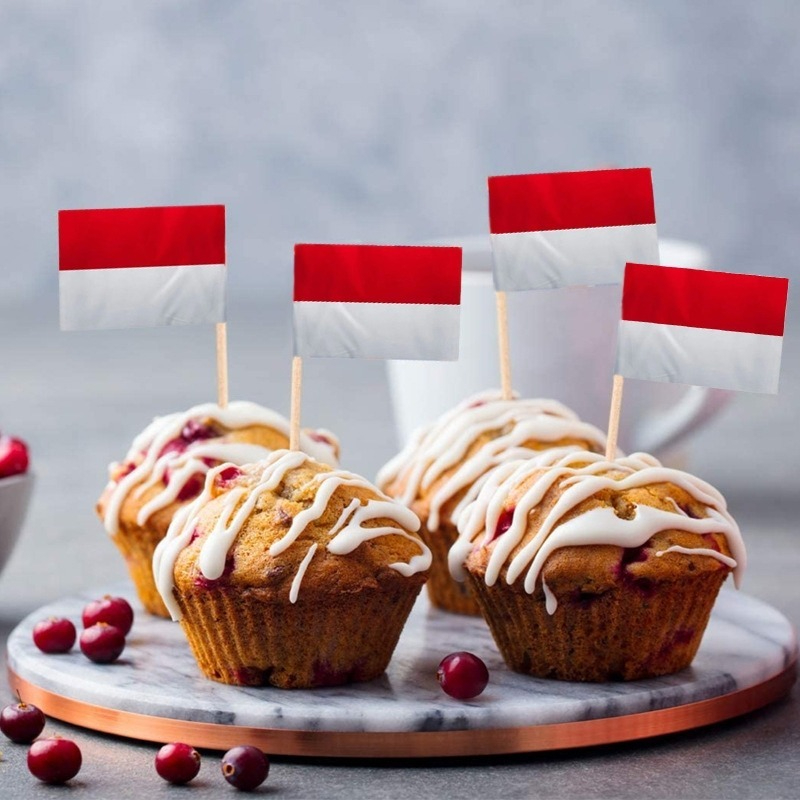 Jual Topper Hiasan Kemerdekaan Indonesia HUT RI Merdeka Bendera Merah ...