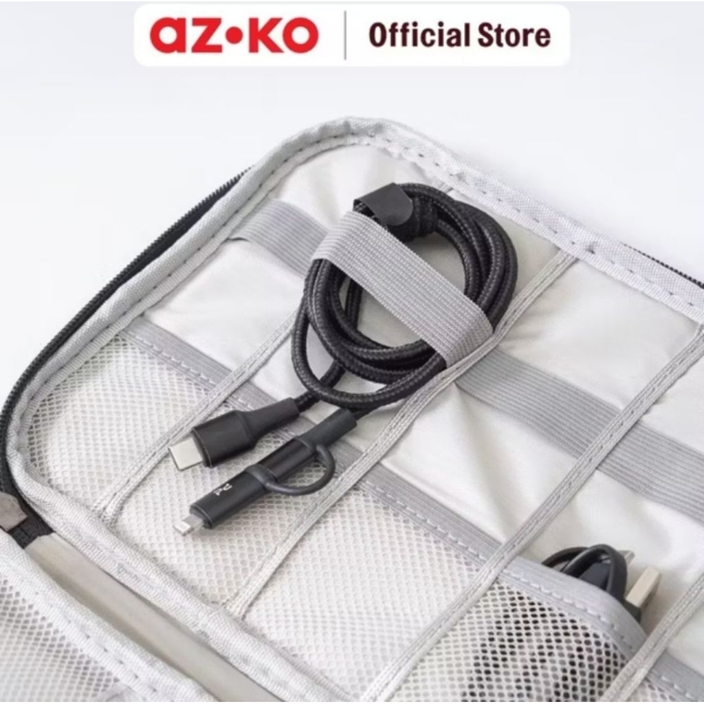 Jual AZKO DIGITAL BAG PASSPORT tas organizer perangkat digital pouch ...
