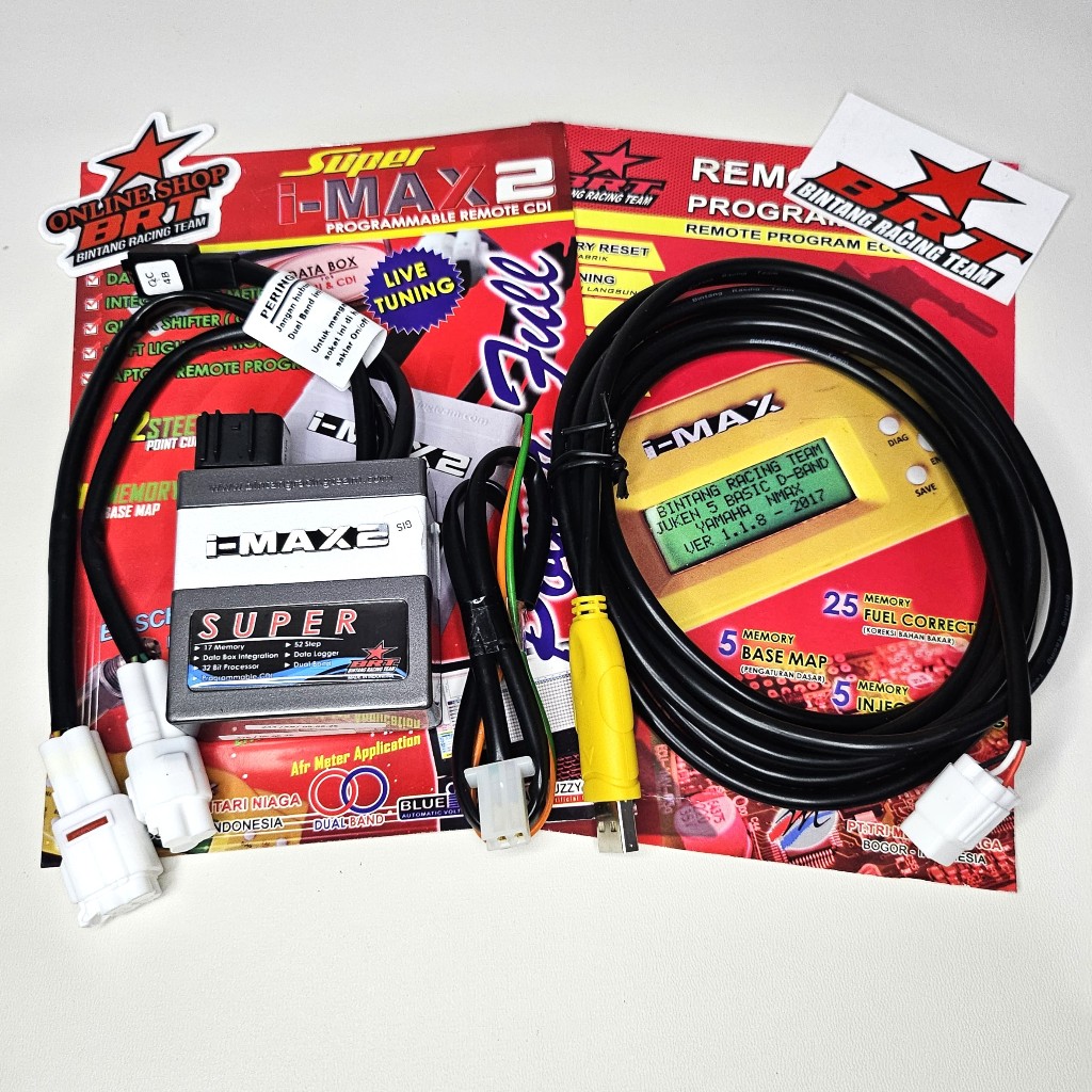 Jual CDI IMAX 2 SUPER 52 STEP & KABEL USB BRT NINJA 150 R RR S SS Karbu ...