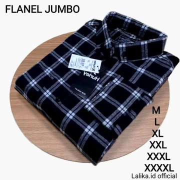 Kemeja Flanel Premium Super Jumbo Oversize Kemeja Flanel Pria Dan Wanita M L Xl Xxl Xxxl Xxxxl