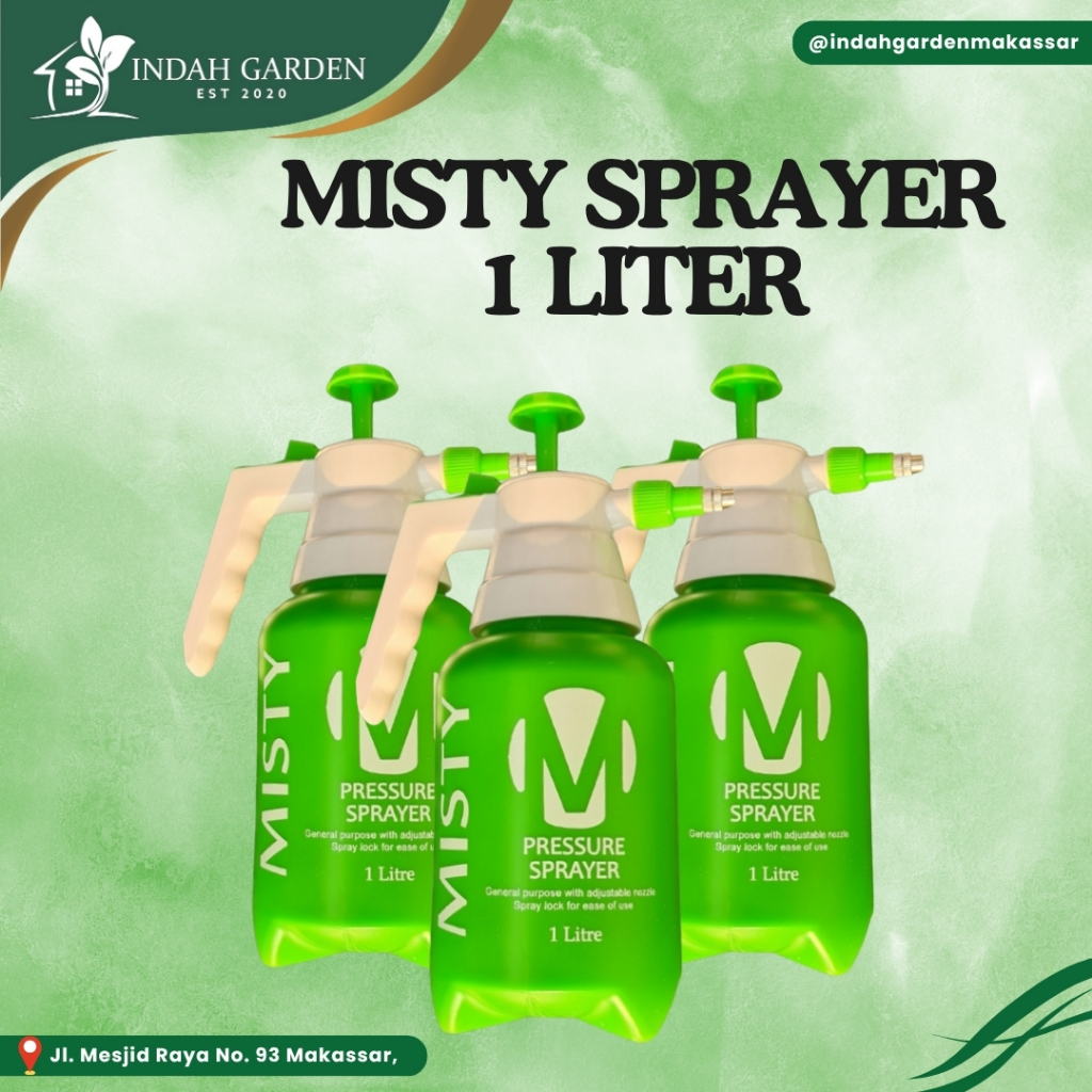 Jual Misty Sprayer 1 Liter Semprotan Tekanan Air Pompa Pressure Spray ...