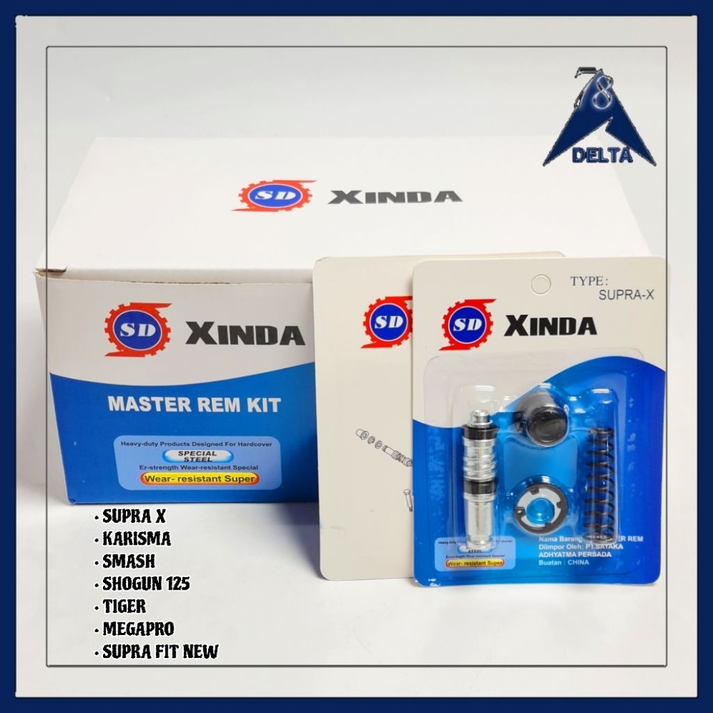 Jual (MIN 10 PCS) REPARKIT MASTER REM SUPRA X XINDA - MASTER REM KIT ...