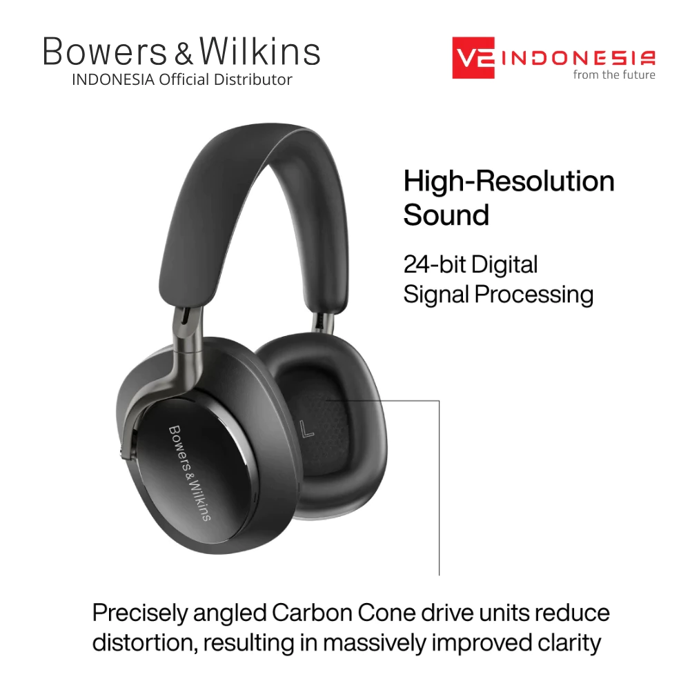 Bowers & Wilkins B&W Px8 Over-ear noise-canceling headphones - Black