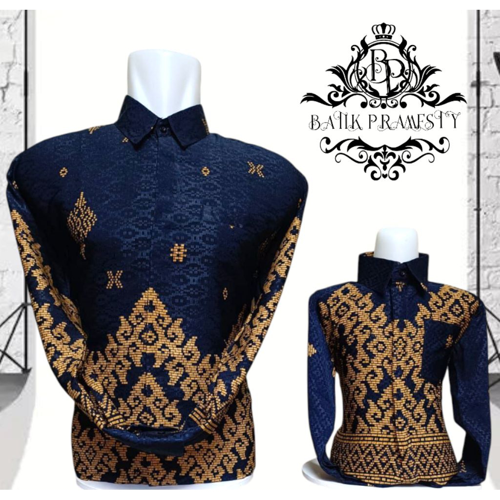 Jual KEMEJA BATIK DOBY PREMIUM COUPLE AYAH DAN ANANG MOTIF RANG RANG ...