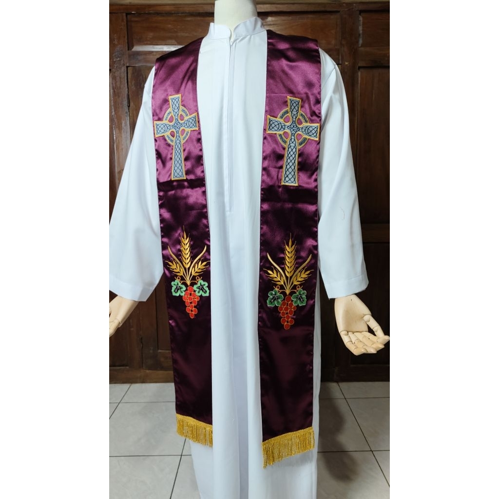 Jual Stola luar Imam/Kasula Romo Imam Katolik/Stola Luar | Shopee Indonesia