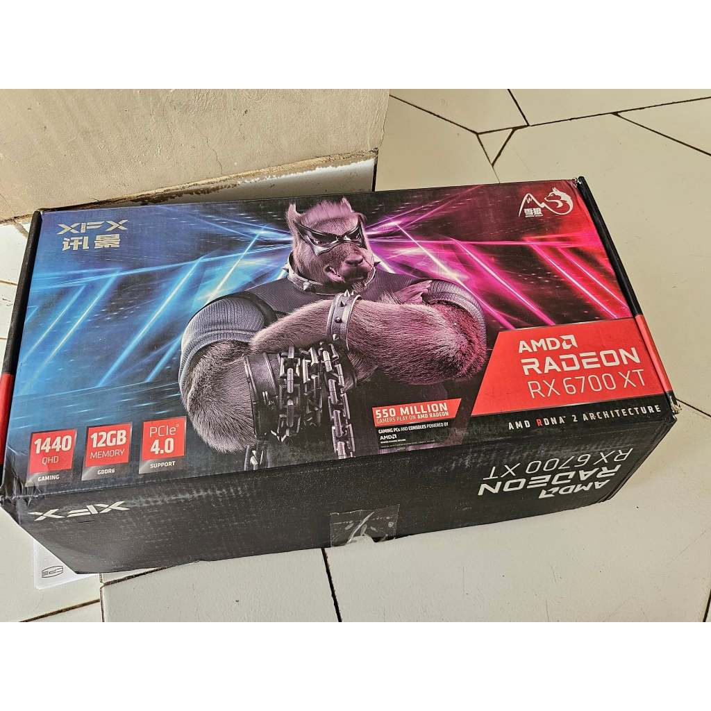 Jual VGA GAMING XFX RADEON 6700XT 12GB GDDR6 | Shopee Indonesia