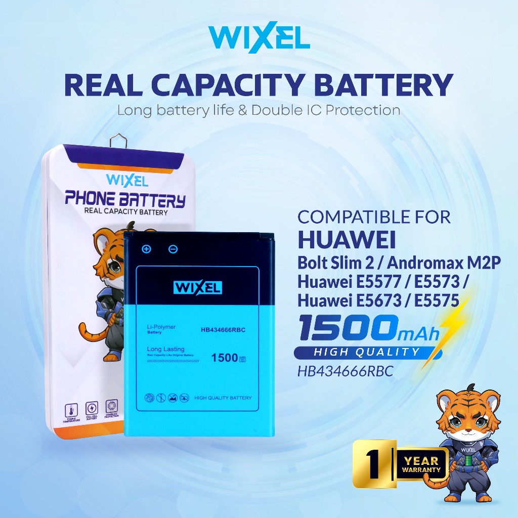 Jual WIXEL Baterai Modem Bolt Slim 2 Andromax M2P E5577 E5573 E5673 ...