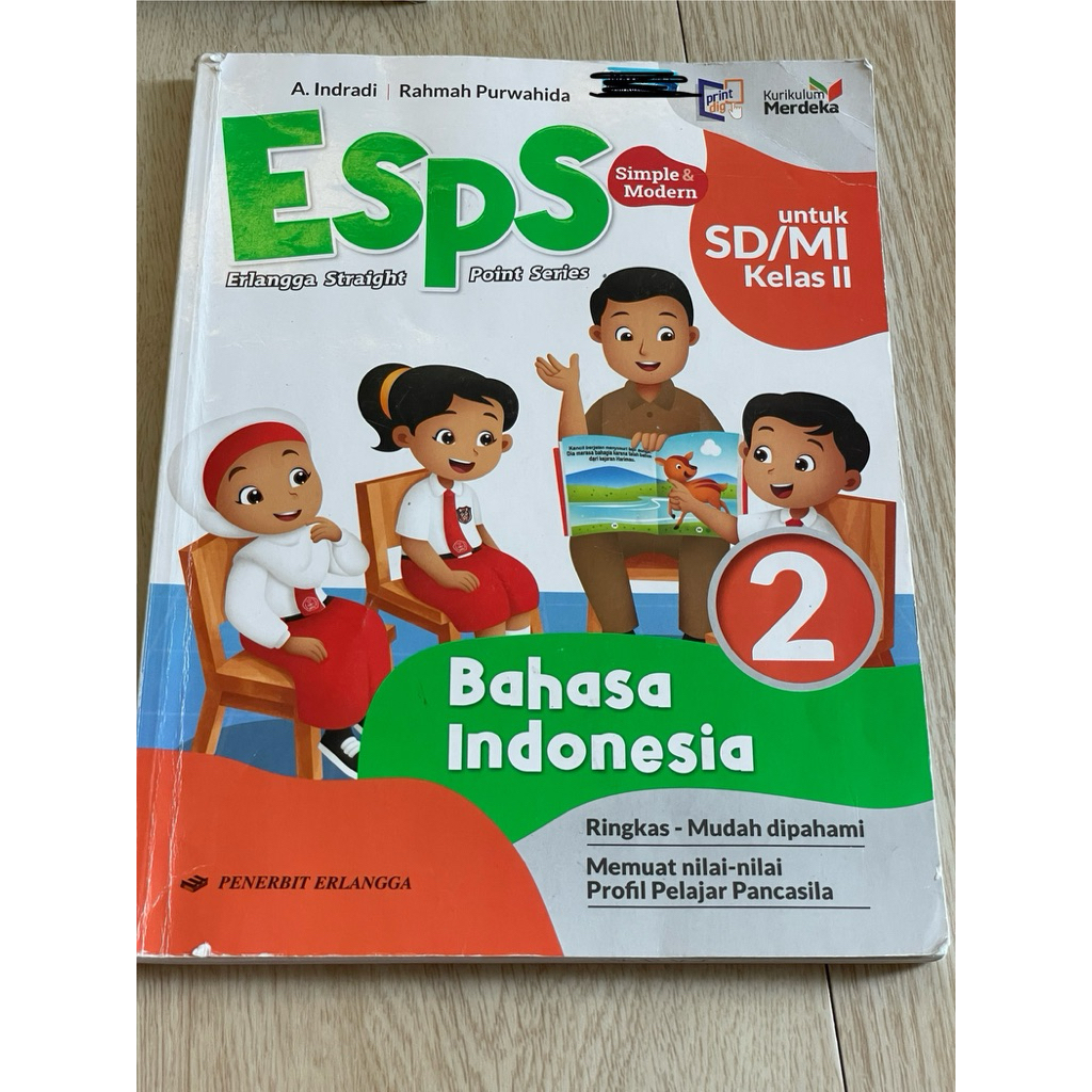 Jual ESPS Bahasa Indonesia untuk SD kelas 2 (Preloved Ori) | Shopee ...