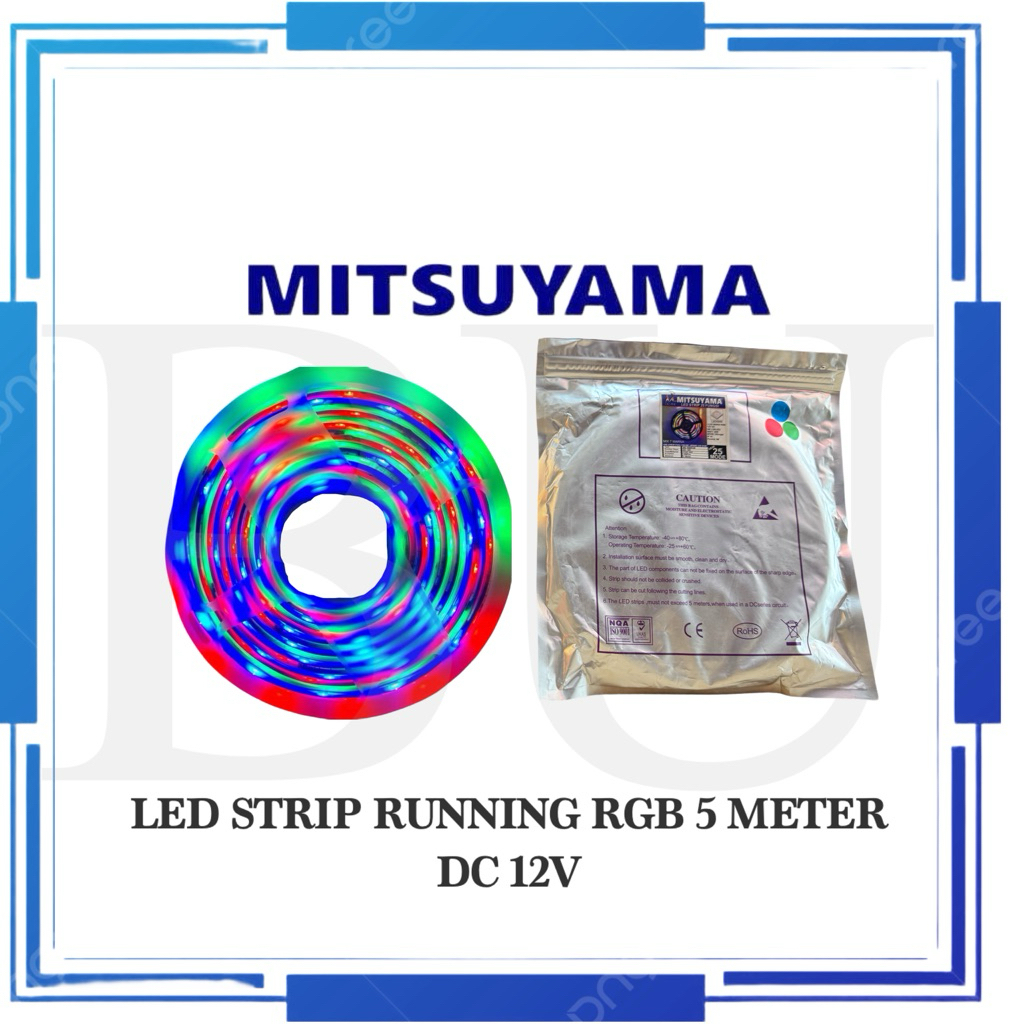 Jual LED Strip Running RGB 12v 5m 150LED/Meter 1 Roll per 5meter ...