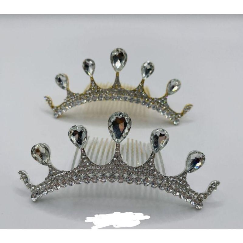Jual Mahkota Sirkam - Mahkota Bridal Bridesmaid - Mini Crown | Shopee ...