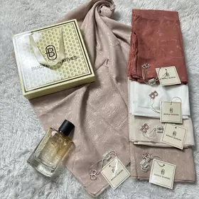 Buckle Scarves Box By Azara Hijab Segi Empat Monogram Embos Free Box