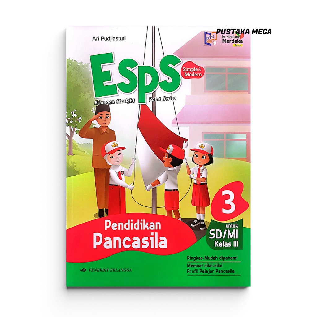 Jual ERLANGGA ESPS PENDIDIKAN PANCASILA kelas 1 2 3 4 5 6 SD Revisi ...