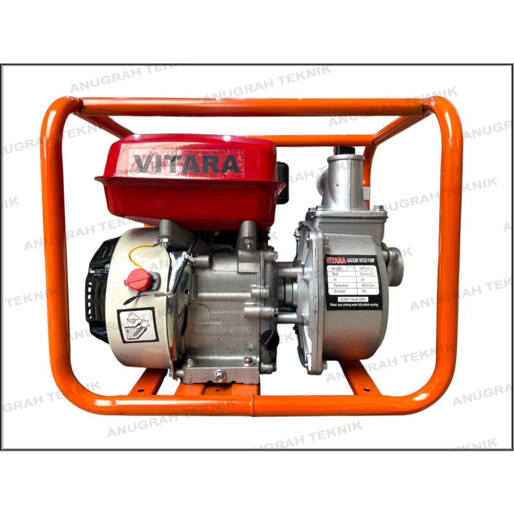 Jual VITARA WP20CX Pompa Sawah 2 inch Gasoline Water Pump Engine Pompa ...