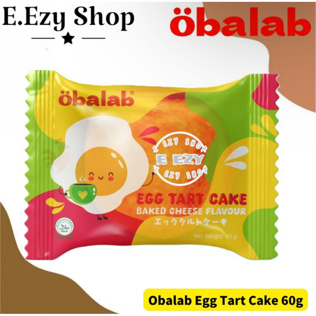 Jual OBALAB EGG TART CAKE CHEESE FLAVOUR 60G | Shopee Indonesia