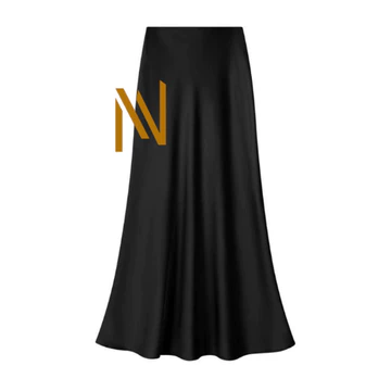 Rok Satin Silk Premium Rok A Line Rok Satin Maxi Skirt Duyung Size S XXXL