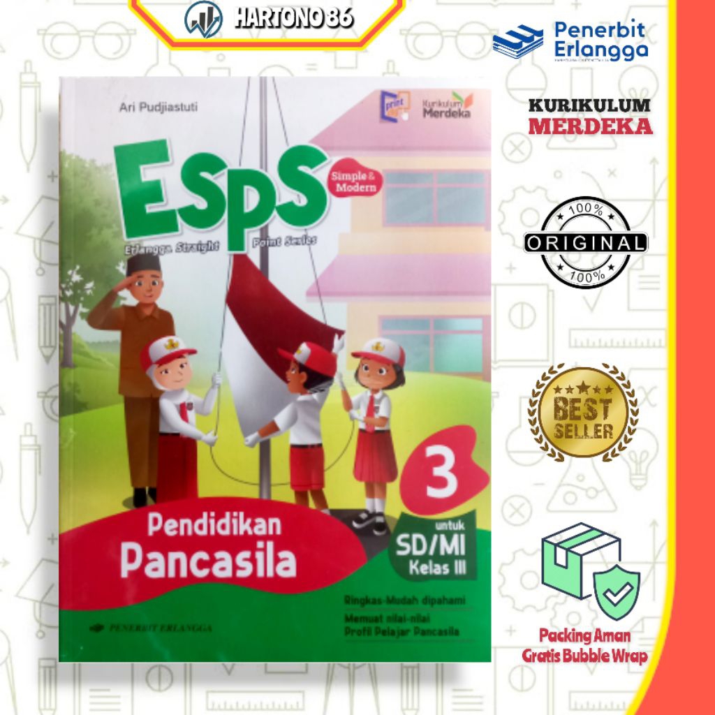 Jual Buku ESPS pendidikan pancasila revisi Erlangga SD/MI kelas 3 ...