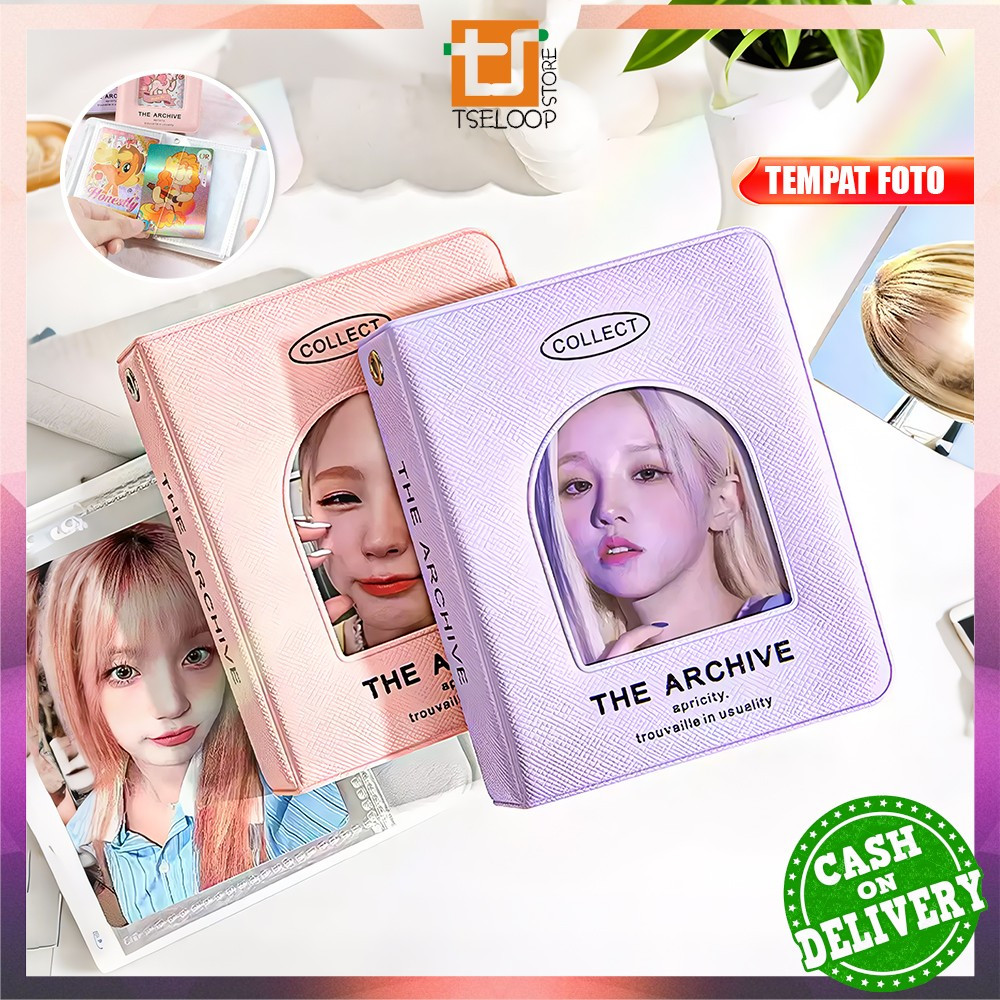 OFM-C1294 Album Polaroid Photo Card Koleksi Foto Korean Aesthetic / Kolbuk Photocard Album Foto Mini Tempat PC Holder Lucu Serbaguna