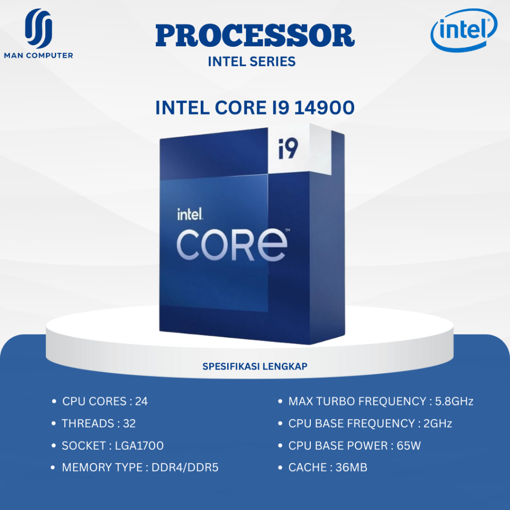 Jual Processor Intel Core i9 14900 LGA1700 24 Cores 32 Threads | Shopee ...