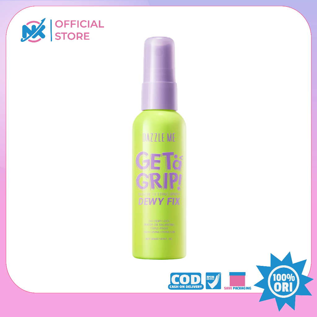 Jual DAZZLE ME Get a Grip Makeup Setting Spray | Shopee Indonesia