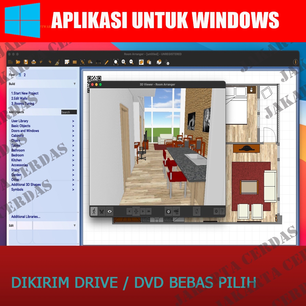 Jual APLIKASI ROOM ARRANGER V10 – SOFTWARE DESAIN DENAH RUANG MUDAH DAN ...