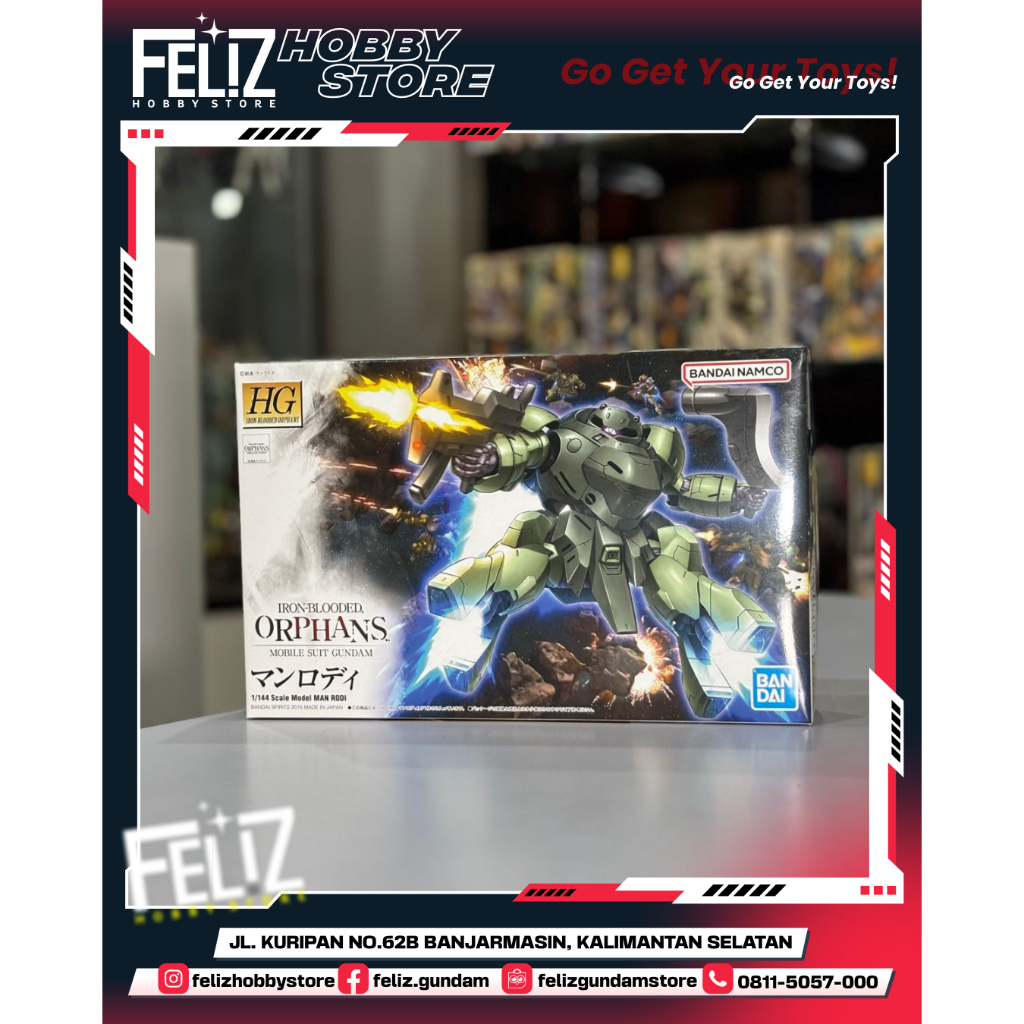 Jual ( BANDAI ) HG 1/144 IRON BLOODED ORPHANS IBO MAN RODI | Shopee ...