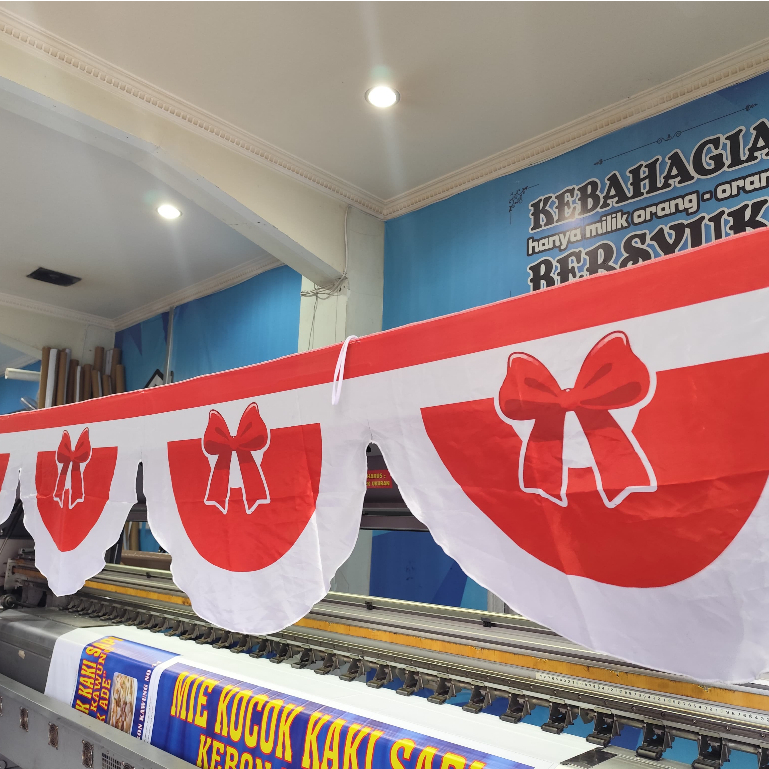Jual Bendera Agustusan | Bendera Kain Rumbai | Bendera Satin Agustusan ...
