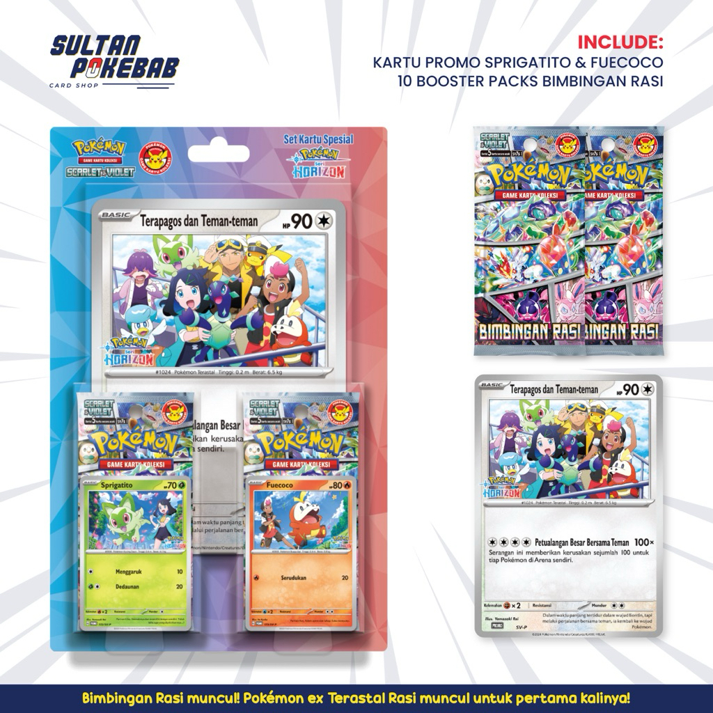 Jual SCARLET & VIOLET SERI HORIZON BIMBINGAN RASI SET SPESIAL POKEMON ...