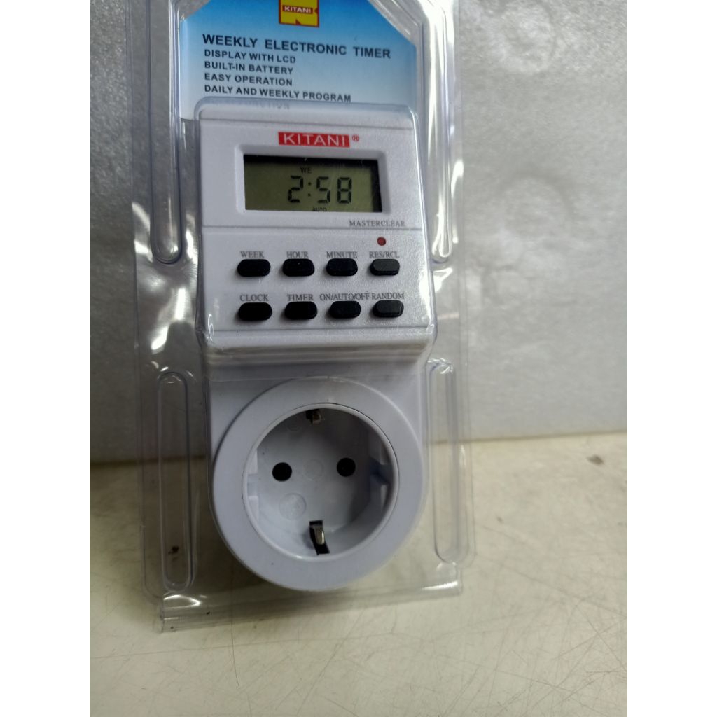 Jual Stop kontak Timer digital timer program KITANI | Shopee Indonesia