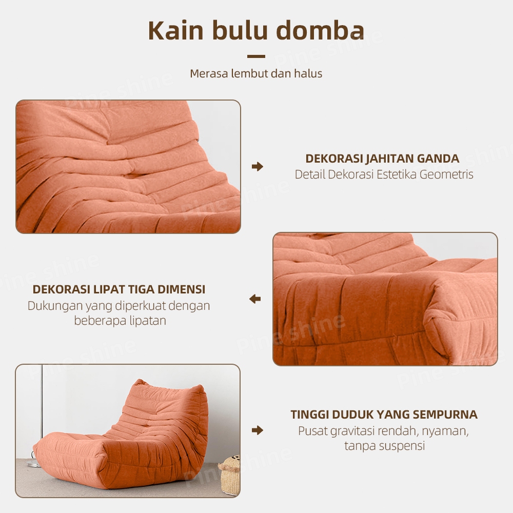 Jual Sofa Spons Kompresi Vakum/Sofa Tunggal/Sofa Ulat Modern/Sofa Ruang ...