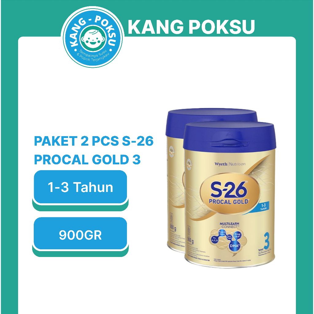 Jual S26 PROCAL GOLD PAKET 2 KALENG TAHAP 3 900GR S-26 900 GR S 26 SUSU ...