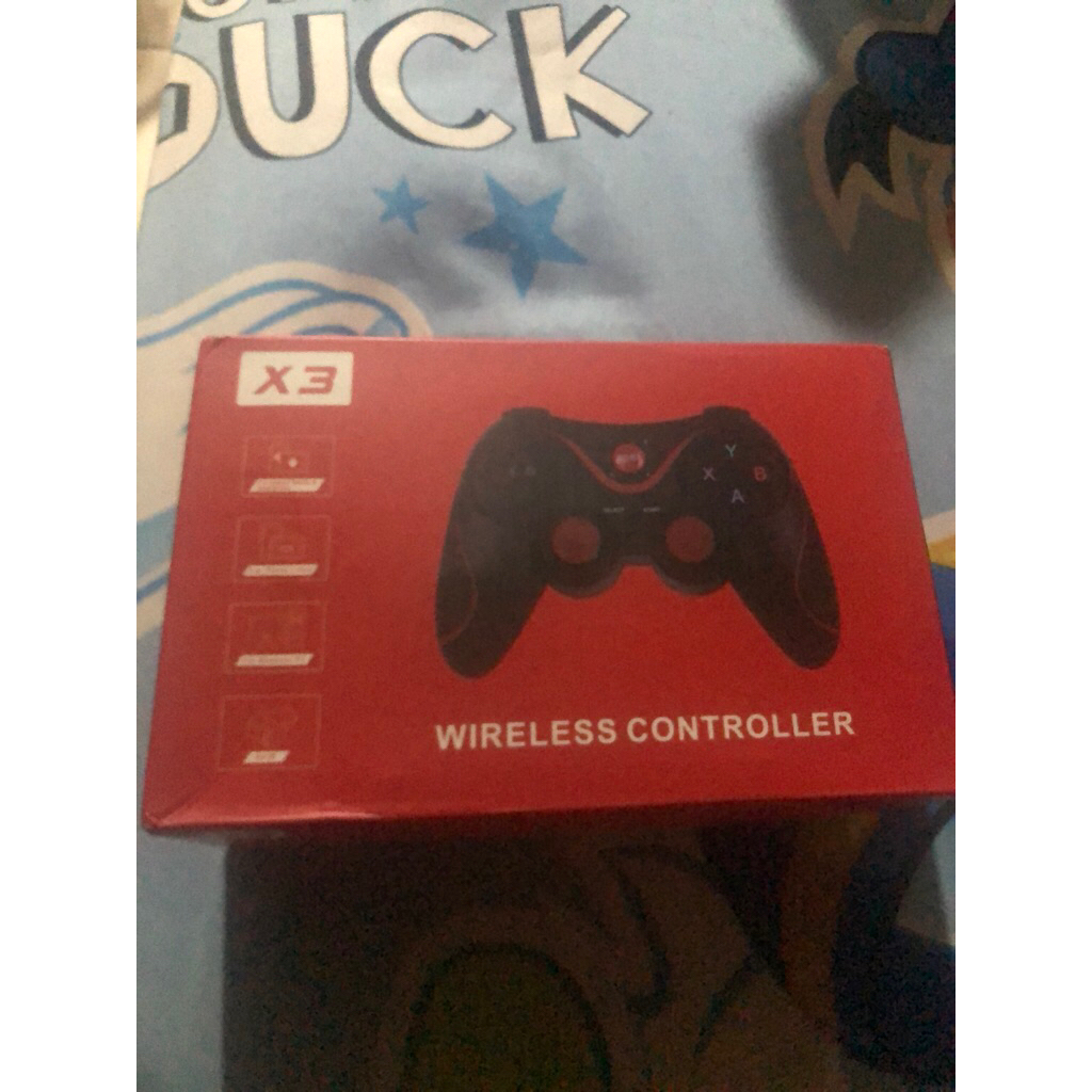 Jual GAMEPAD X3 T3 JOYSTICK BLUETOOTH WIRELESS CONTROLLER PLUS HOLDER ...