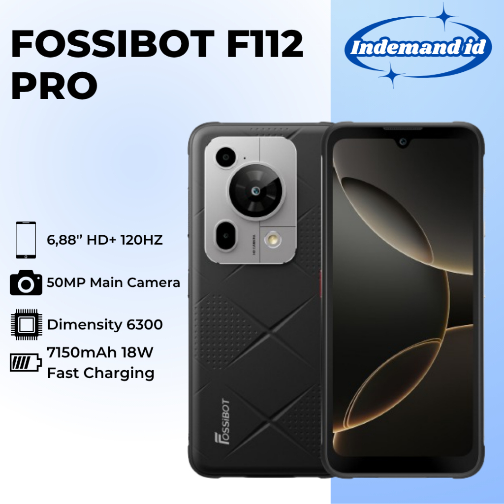 Jual Fossibot F112 Pro Rugged Phone Android 14 5G 50MP 8GB 256G 7150mAh ...