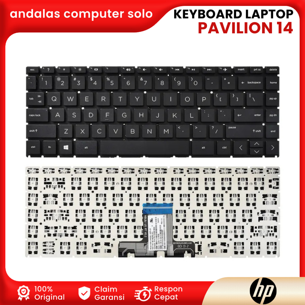 Jual KEYBOARD INTERNAL LAPTOP HP 14-CE 14-CF 14-CK 14-CM 14s-CF 14Q-CS ...
