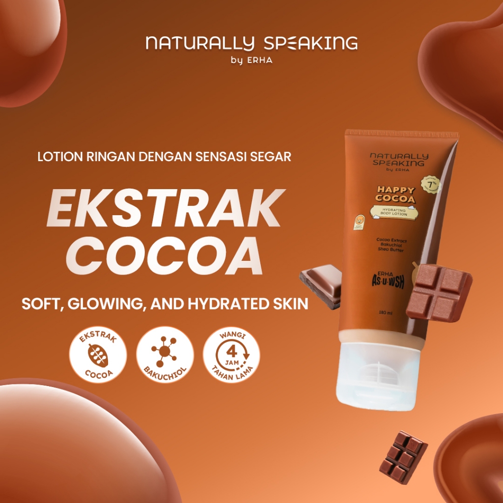 Jual Naturally Speaking Happy Cocoa Hydrating Body Lotion 180ML ...