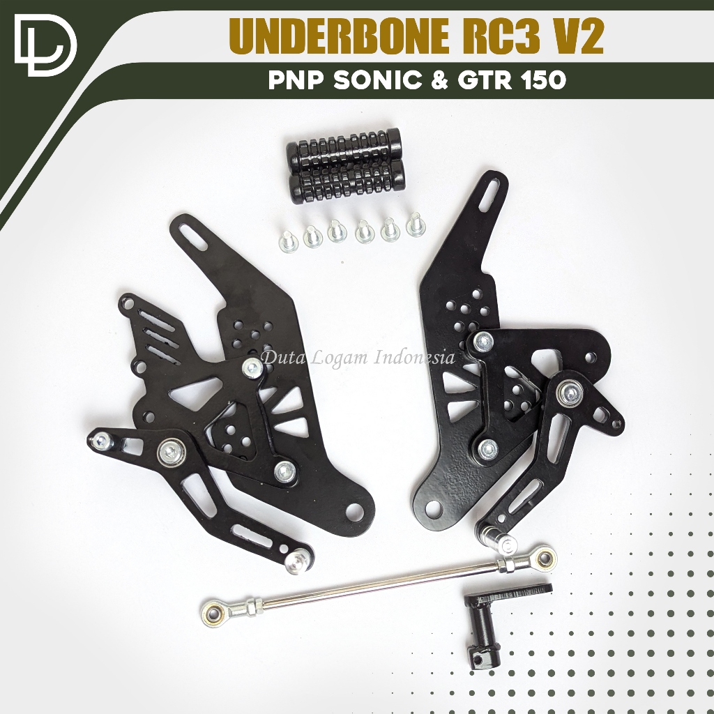 Jual Underbone Sonic & GTR Model RC3 V.2 Footstep Underbone Honda Sonic ...