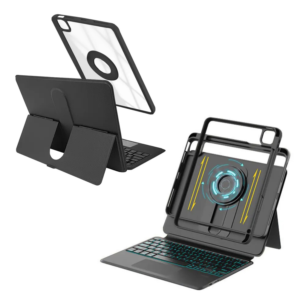 Support De Tablette Pinikox PSC101W - Métal Blanc, Rotation 360° Pour IPad Air 1/2, Pro 9.7, IPad 5/6
