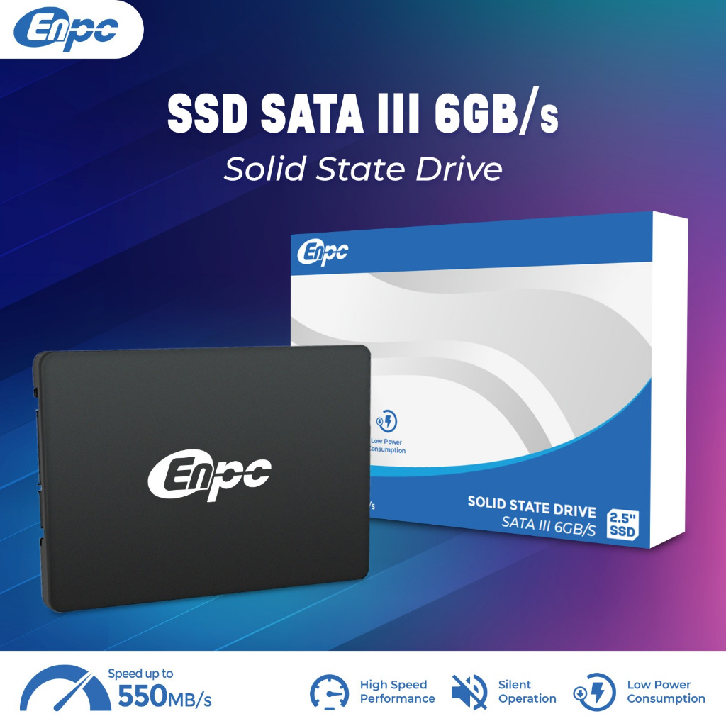 Jual SSD ENPC 128GB / 256GB / 512GB / 1TB SSD SATA III SSD 2.5 | Shopee ...