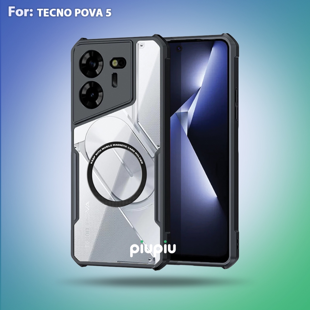 Jual Case Tecno Pova 5 Casing Transparan With Ring Magnetic | Shopee ...