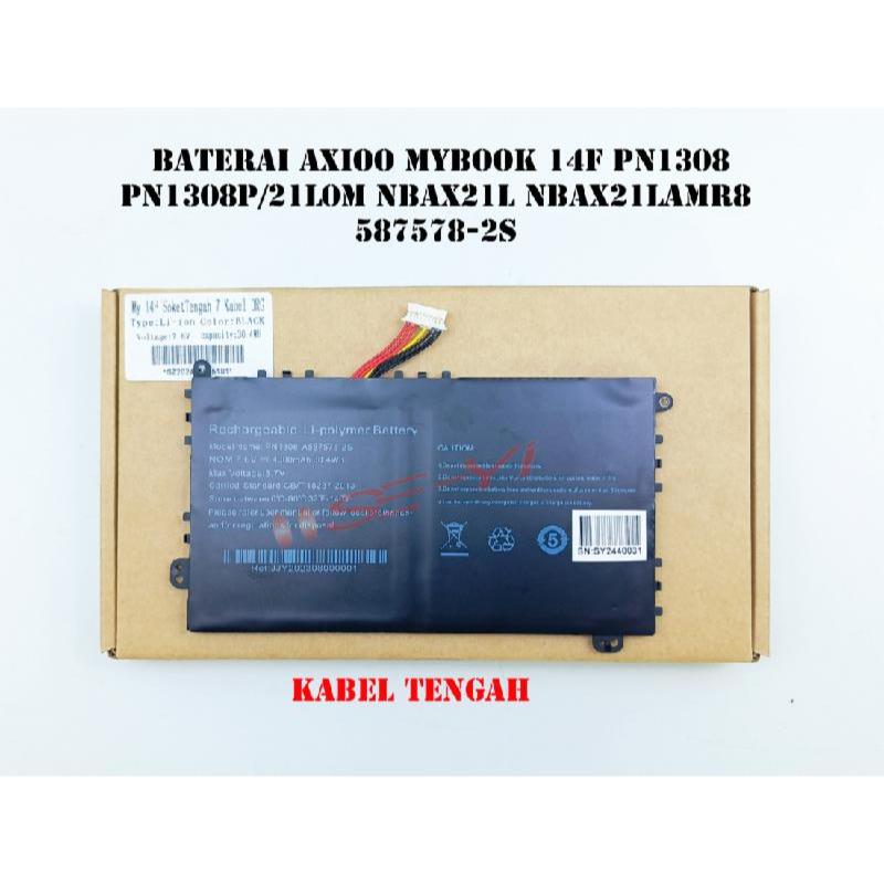 Detail posisi kabel konektor pada baterai Axioo MyBook 14F