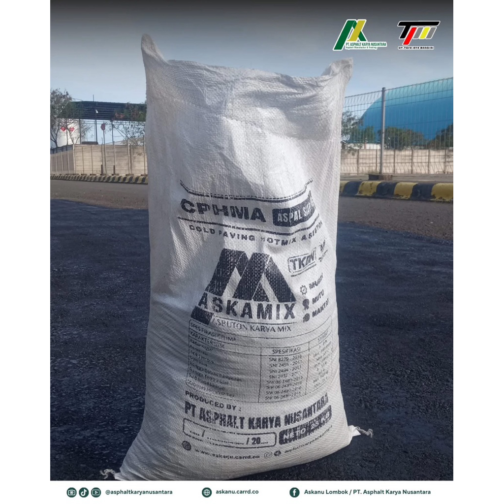 Jual Aspal Instan Kemasan 25kg / Aspal Alam Indonesia / Aspal Buton ...