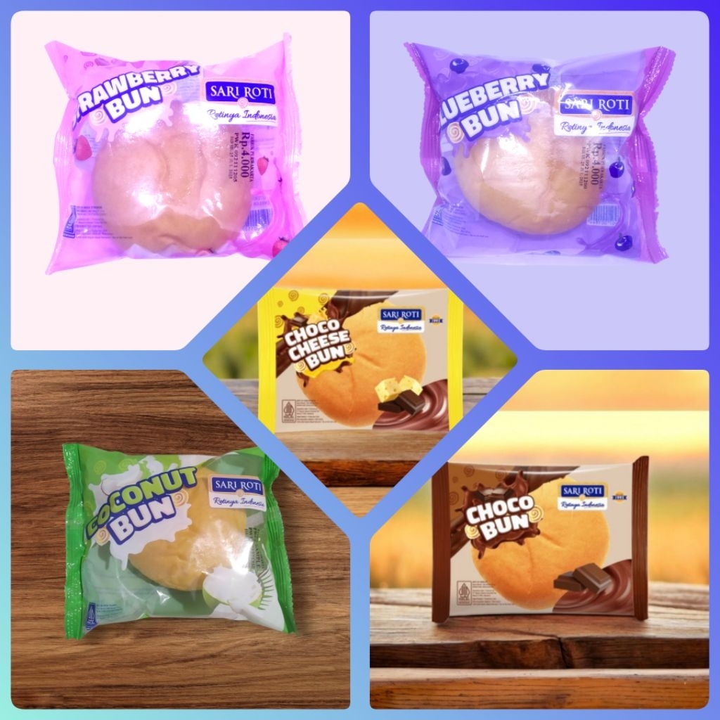 Jual SARI ROTI Choco Bun all varian roti isi sehat bernutrisi cocok ...