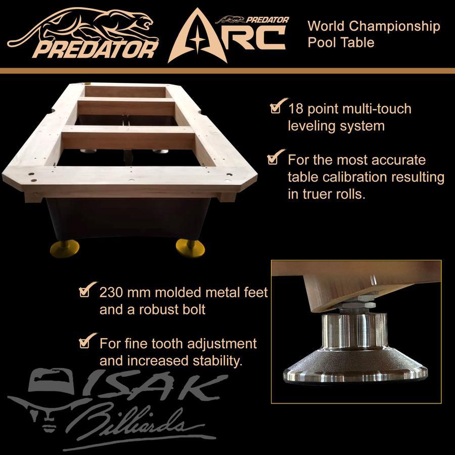 Jual Predator Arc World Championship Pool Table - Pro 9-Foot 3-PC ...