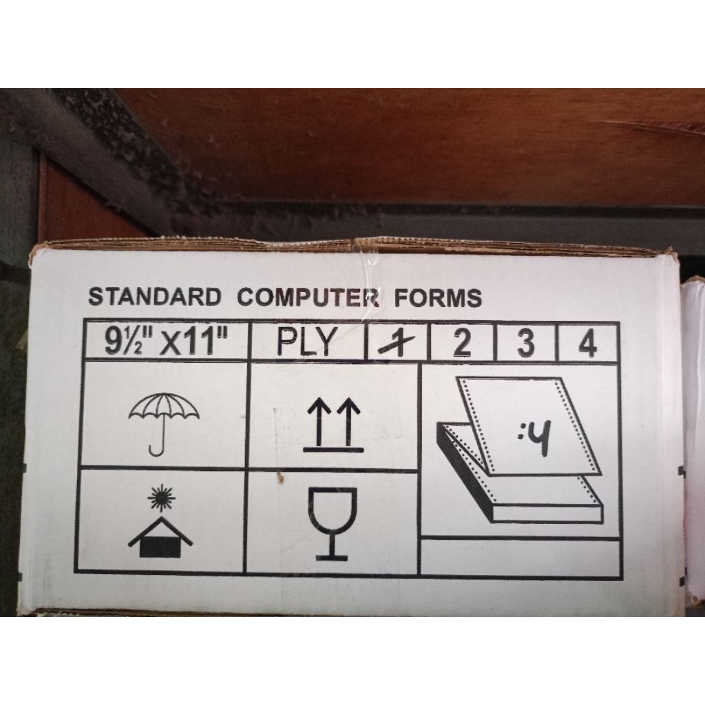Jual Kertas Continuous Form 1 Ply Potong 4 (CF Rangkap 1) untuk Nota ...