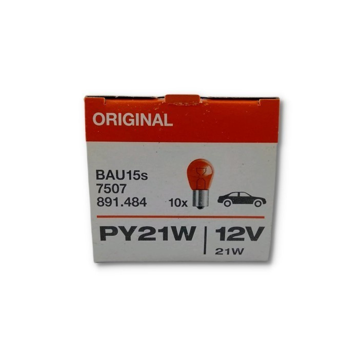 Jual Bohlamp Osram Lampu Sein Sen Kaki 1 Putar Bayonet Amber PY21W 12V ...