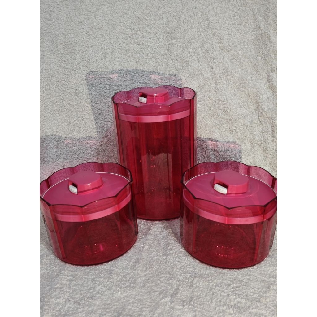 Jual Toples advance counterpart canister Tupperware 3pcs | Shopee Indonesia