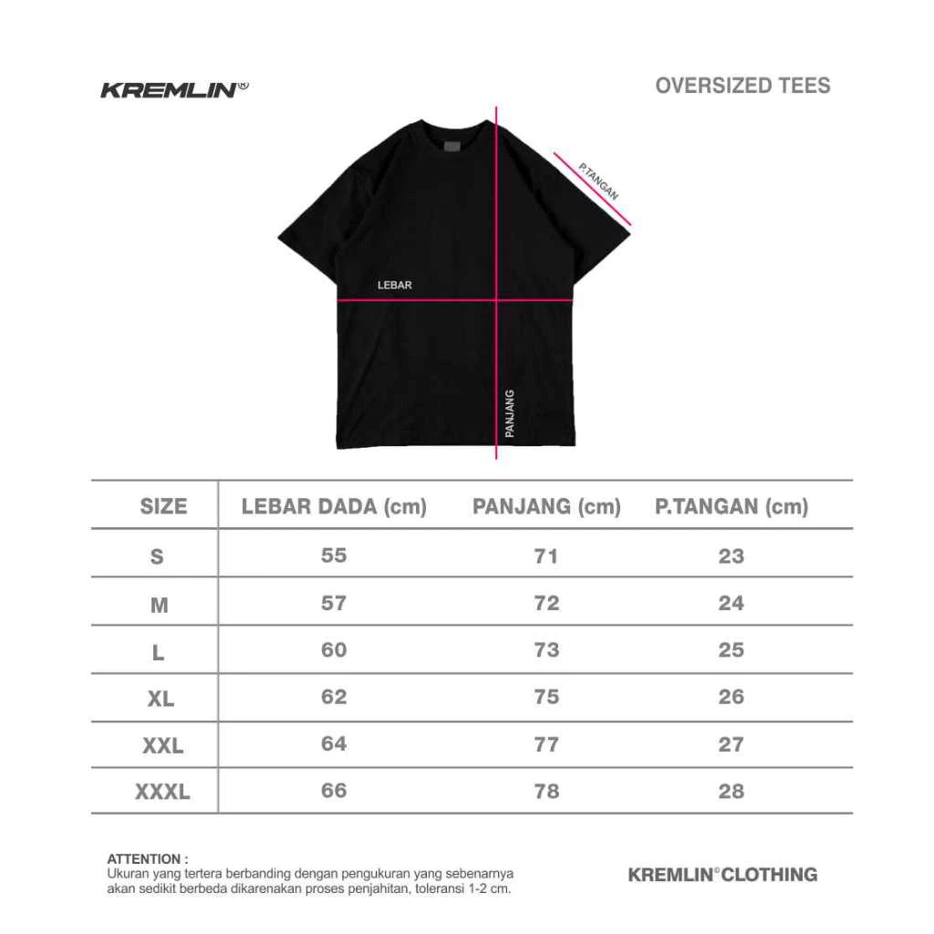 KREMLIN Oversize T-Shirt Black Glow in The Dark Premium Streetwear foto 9